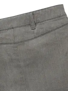 UNDER FOURTEEN ONLY Girls Grey Denim Washed Skirt