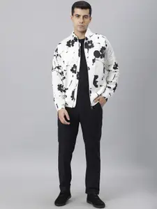 RARE RABBIT Men Sketchy Slim Fit Longline Sporty Jacket