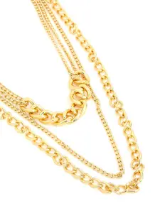 justpeachy Gold-Plated Layered Necklace