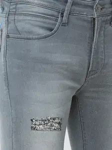 Pepe Jeans Men Super Skinny Fit Mildly Distressed Heavy Fade Jeans