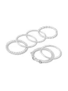 AMI Set Of 25 Silver Toned Stunning Stackable Finger Ring