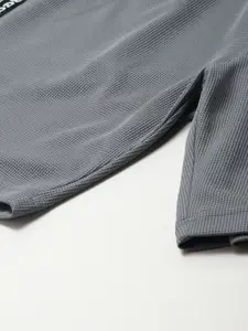 Reebok Men Grey Knitted Sports Shorts