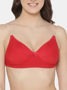 KOMLI Pack of 2 Red Bra Lightly Padded