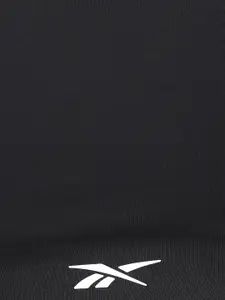 Reebok Black & Mustard Colourblocked Non-Padded Workout Bra with Speed Wick Technology