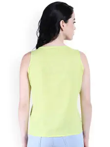 Style Quotient Women Green Solid Regular Top