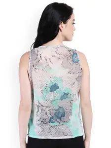 Style Quotient Women White Printed Regular Top