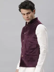 RARE RABBIT Men Erton Slim Fit Nehru Jacket