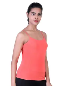 LAASA  SPORTS LAASA SPORTS Women Coral Solid Sports Camisole