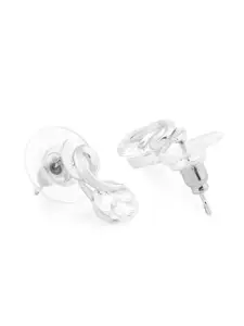 AMI Silver-Plated Contemporary Studs Earrings