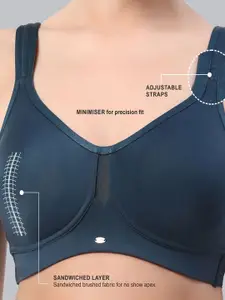 Soie Women Full Coverage Minimiser Non Padded Non-Wired Bra