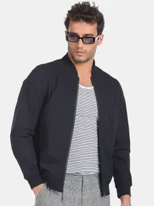 Arrow Sport Men Blue Bomber Jacket