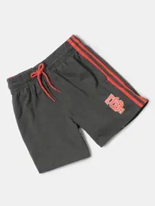 Jockey Boys Super Combed Cotton Printed Shorts with Convenient Side Pockets-AB11