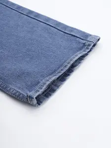 Flying Machine Men Blue Micheal Slim Fit Heavy Fade Stretchable Jeans