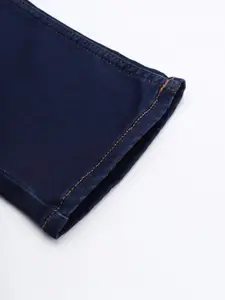 Flying Machine Men Blue Slim Fit Low-Rise Heavy Fade Stretchable Casual Jeans