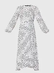 Vero Moda White & Black Maxi Dress