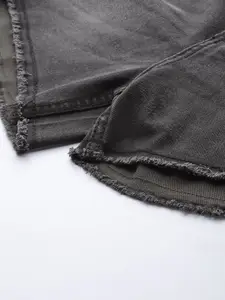 The Roadster Lifestyle Co Women Black Denim Shorts