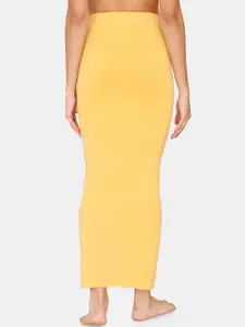 Zivame Women Yellow Solid Saree Shape Wear