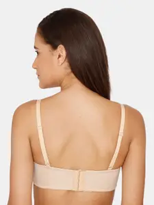 Zivame Beige Lightly Padded Non Wired Bra