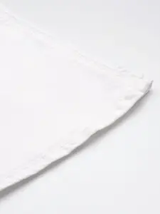 Moda Rapido Women White Solid High-Rise Flared Stretchable Jeans