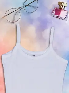 Dollar Missy Pack of 2  Combed Cotton Camisole MMBB-331-R3-WHT-PO2