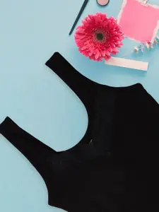 Dollar Missy Pack of 3 Combed Cotton Camisole MMBB-371-R3-BLK-PO3