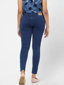Vero Moda Women Blue Skinny Fit Mid-Rise Stretchable Jeans