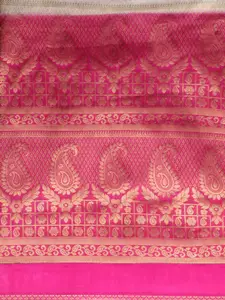 MIMOSA Off-White Kanjeevaram Art Silk Traditional Saree