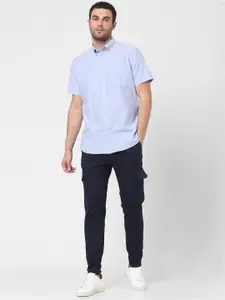 SELECTED Men Blue Organic Cotton Casual Shirt