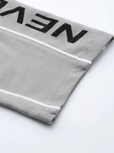 HRX By Hrithik Roshan Lifestyle Men Wet Weather Bio-Wash Typography Track Pants