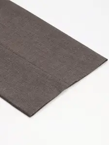 Park Avenue Men Grey Solid Smart Fit Trousers