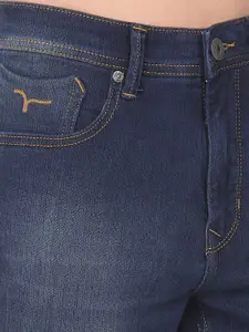 Flying Machine Men Blue Slim Fit Heavy Fade Jeans