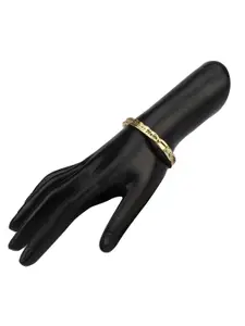 Arendelle Women Gold-Toned Gold-Plated Bangle-Style Bracelet