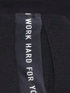 SPYKAR Men Black Solid Slim-Fit Cotton Joggers