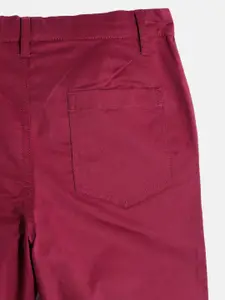 Allen Solly Junior Boys Burgundy Chino Trousers