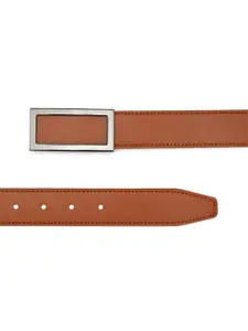 Calvadoss Tan PU Texas Leather Belt
