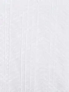 Fabindia Women White Printed Cotton Kurta