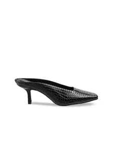 Catwalk Women Black Printed Flat Boots