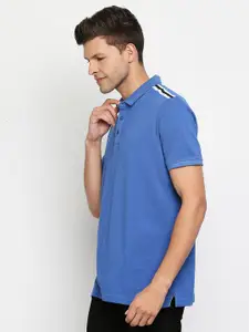 SPYKAR Pure Cotton Polo Collar Slim Fit Casual T-shirt