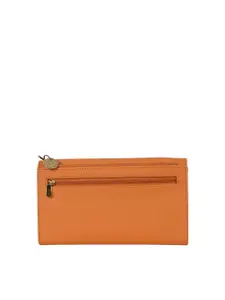 Baggit Women Orange Solid Envelope Wallet