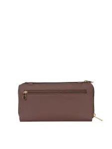 Baggit Women Brown Zip Around Wallet