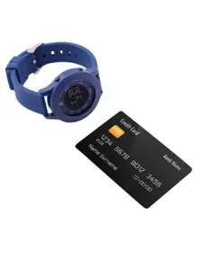 Skechers Women Black Dial & Blue Straps Rosencrans Digital Watch SR6202