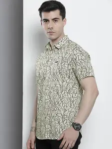 The Indian Garage Co Men Comfort Printed Cotton Casual Shirt
