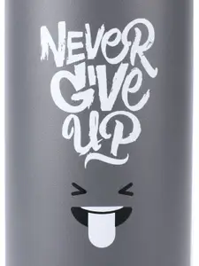 HOOM Grey & White Printed Stainless Steel Water Bottle 700 ml