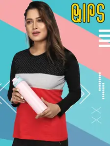 HOOM Pink Solid Stainless Steel Double Wall Water Bottle 580ml