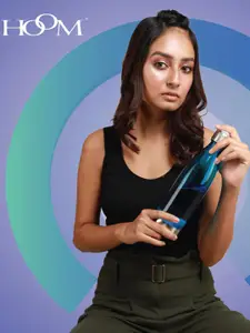 HOOM Blue Solid Water Bottle 630 ML