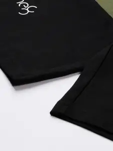 one8 x PUMA Men Green Colourblocked Slim Fit Sports Shorts