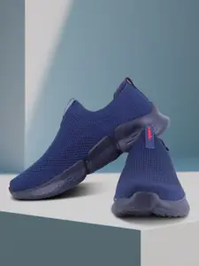 Sparx Men Navy Blue Mesh Running Non-Marking Shoes