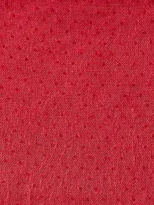 People Red Flutter Sleeved Top