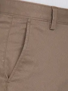 Arrow Men Brown Chinos Trousers