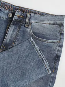 U.S. Polo Assn. Denim Co. Men Blue Regular Fit Light Fade Jeans